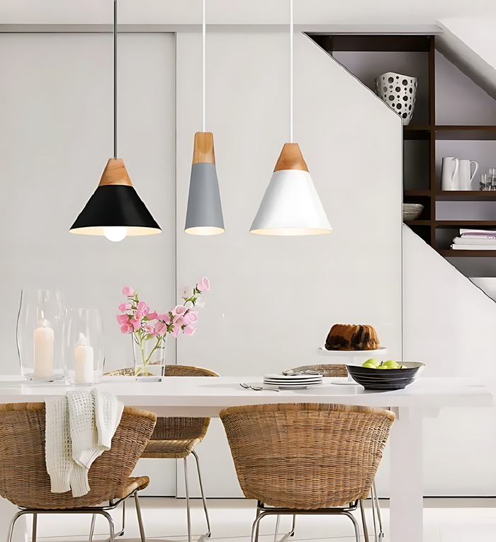 Lampada Da Soffitto Scandi C Nera
