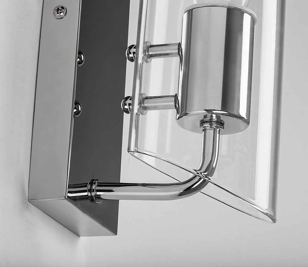 Applique bagno cromata vetro E14 IP44 Teodoro Rabalux