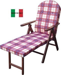 POLTRONA AMALFI CON PROLUNGA BORDEAUX SCOZZESE LEGNO NOCE RECLINABILE 4POSIZIONI