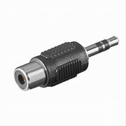 Trade Shop - Set 2 Pz Connettore Adattatore Audio Spina Rca Femmina A Aux 3,5mm Maschio C-046 -