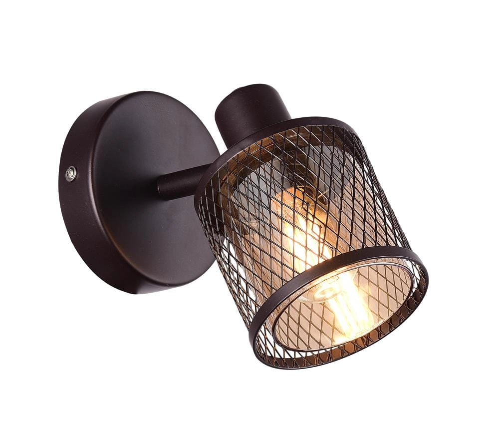 Applique Candellux Canabera bronzo ambra E14 40W IP20