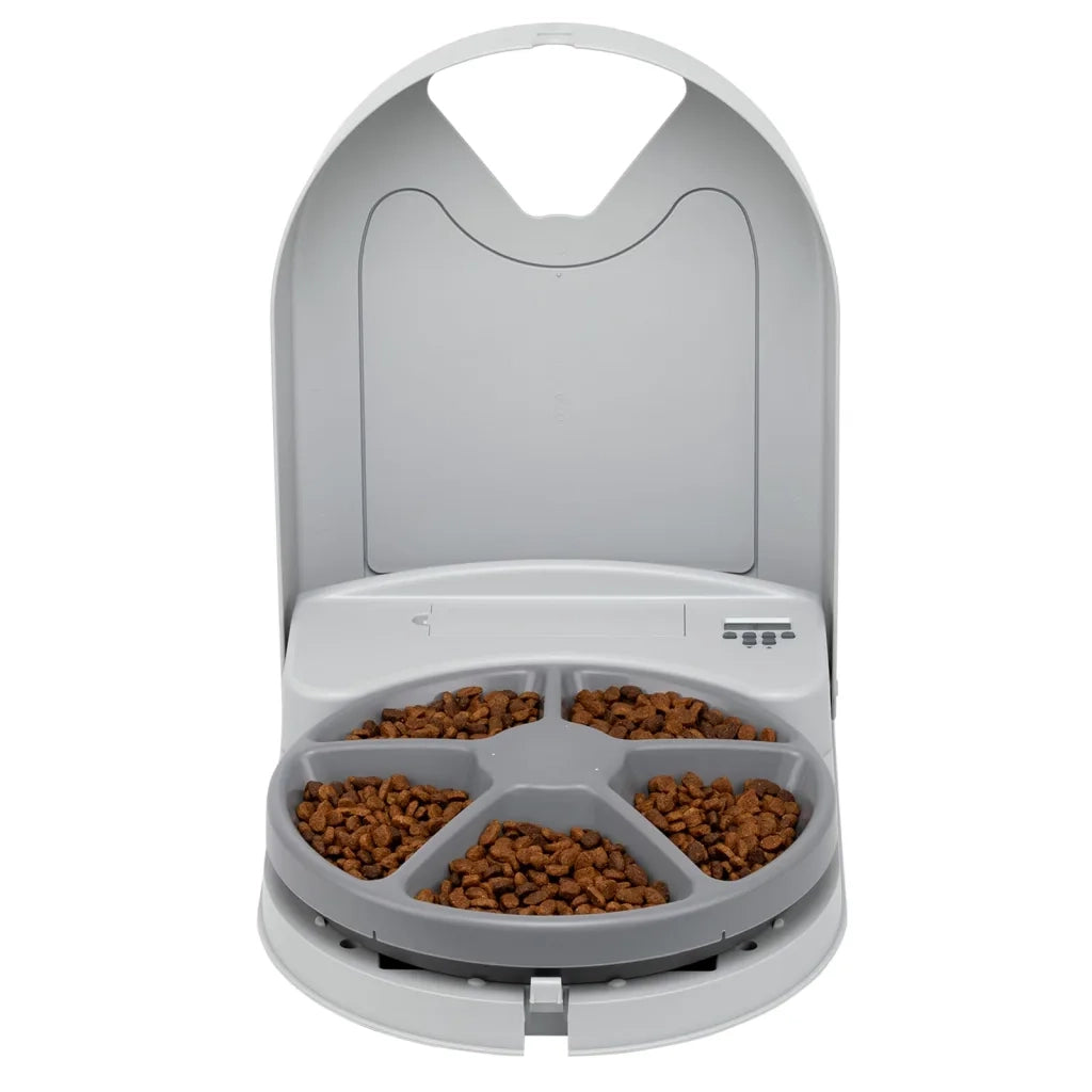 PetSafe Dispensatore di 5 Pasti per Animali Eatwell con Timer Grigio 444458