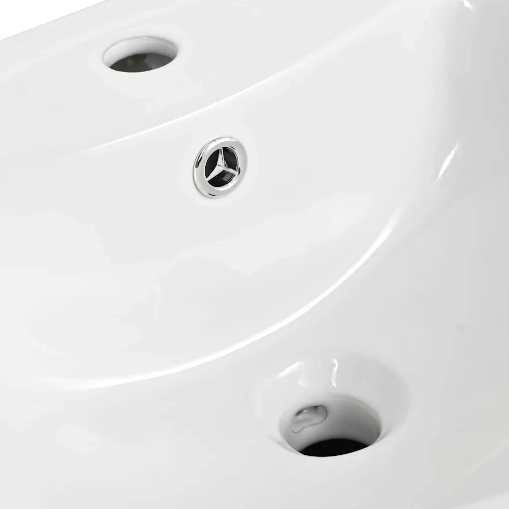 Lavabo Bianco 52 x 45 x 49 cm Ceramica Smaltata CFW3589860