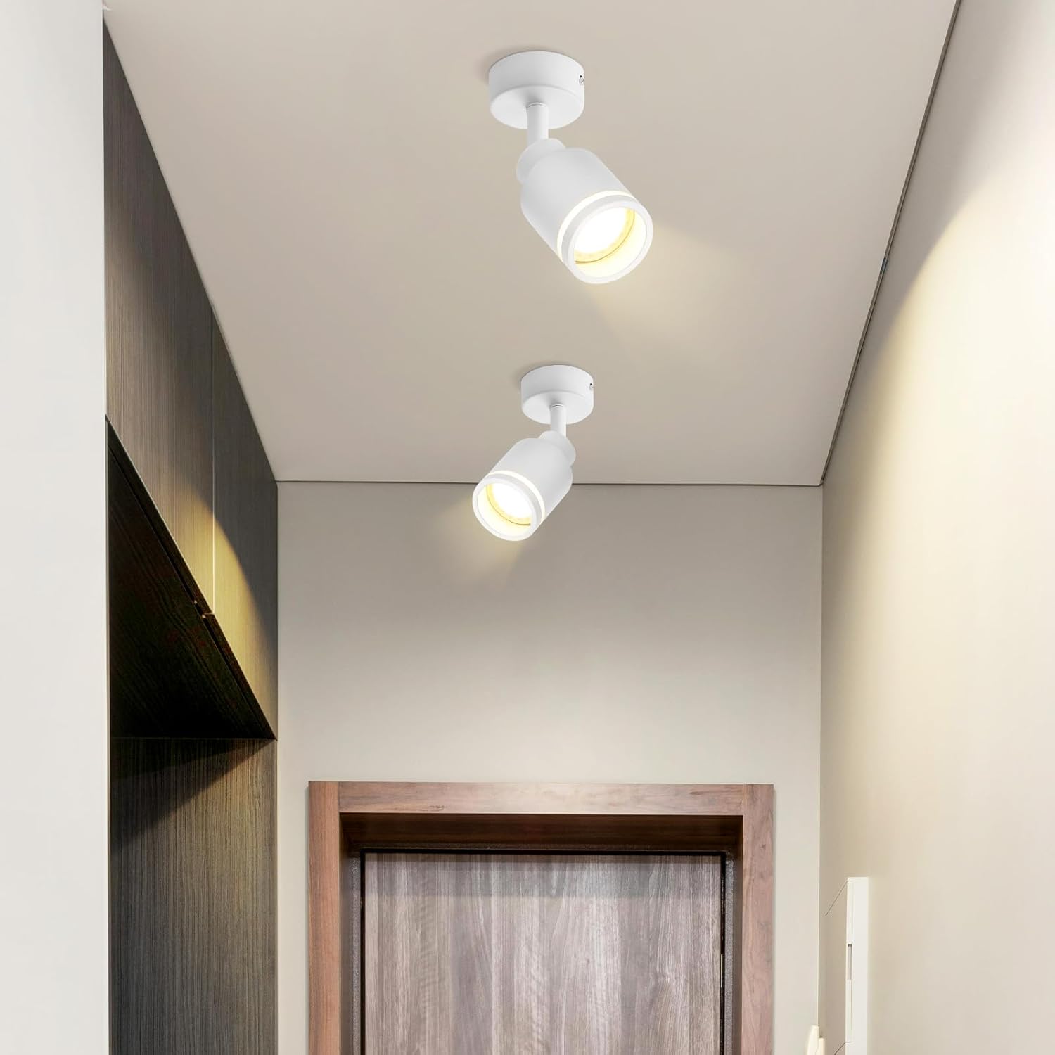 ZMH Faretto da soffitto moderni 1 lampadina GU10 orientabile