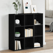 Libreria Nera 98x29x97,5 cm in Legno Multistrato 801126