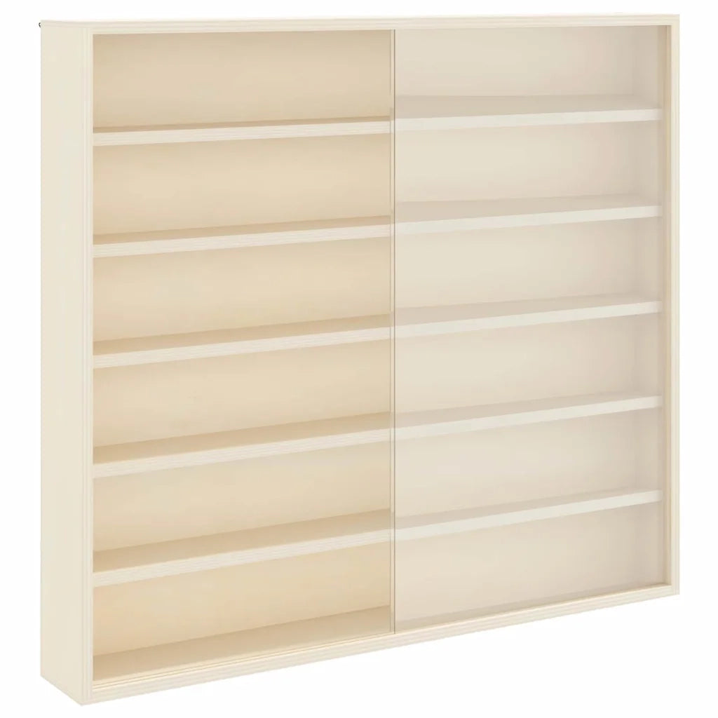 Vetrina a muro Beige 60 x 8,5 x 54 cm Legno compensato 42015626