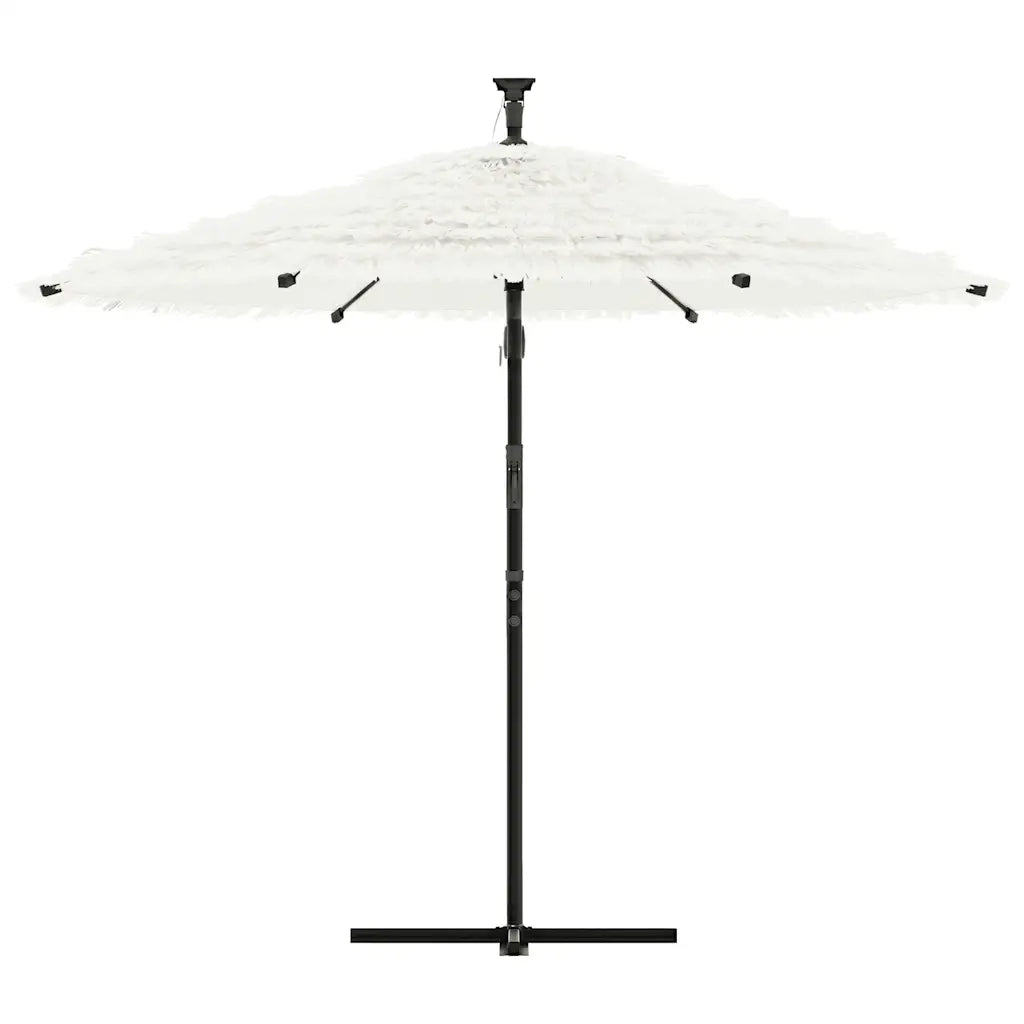 Ombrello | Parasolne Giardino con Palo in Acciaio Bianco 290x290x238 cm