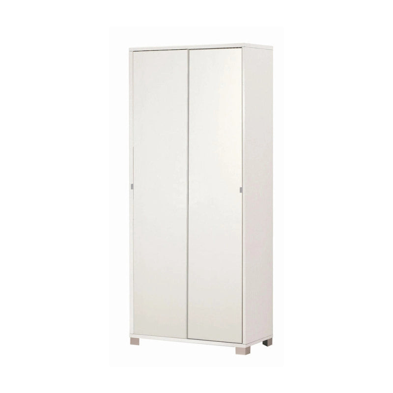 Mobile 2 Ante Scorrevoli Kit Bianco Fiammato cm 82x42x190h - Sarmog