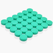 Magnetizzatori per pannello magnetico, 30 pezzi forti magneti per frigorifero mini piccoli colorati rotondi, per pannello magnetico, pannello bianco e pannello per parete, verde