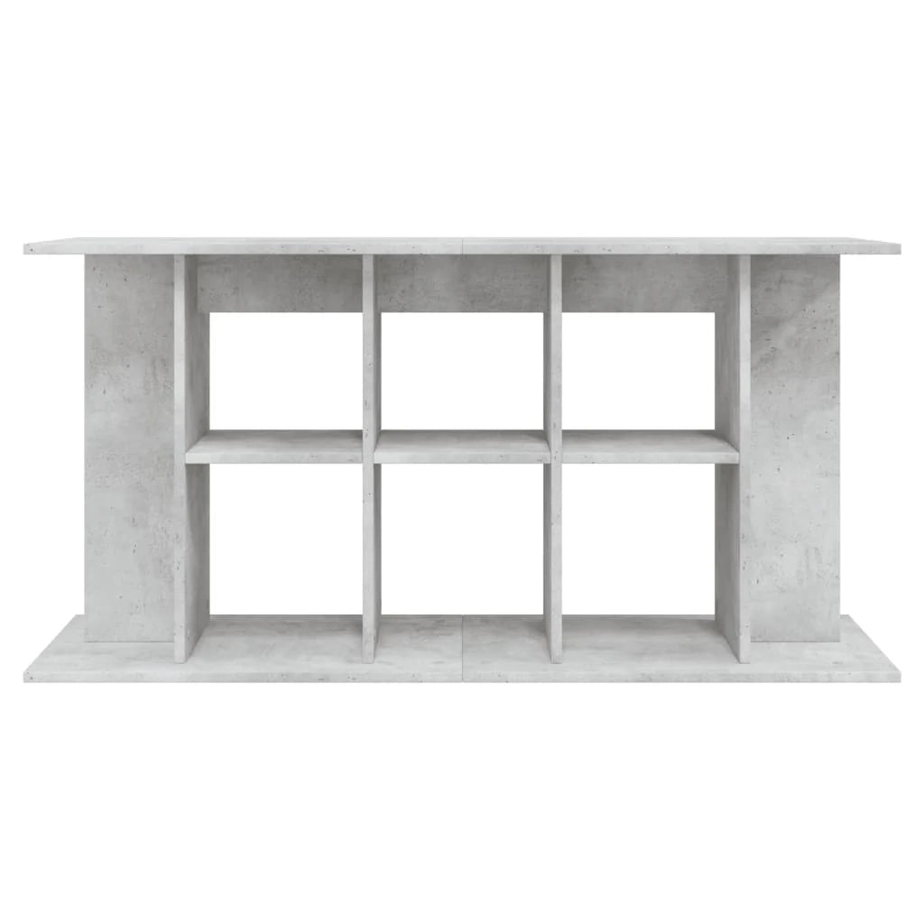 Base per mobiletto per acquario 120 x 40 x 60 cm legno ingegnerizzato grigio 02_0045049