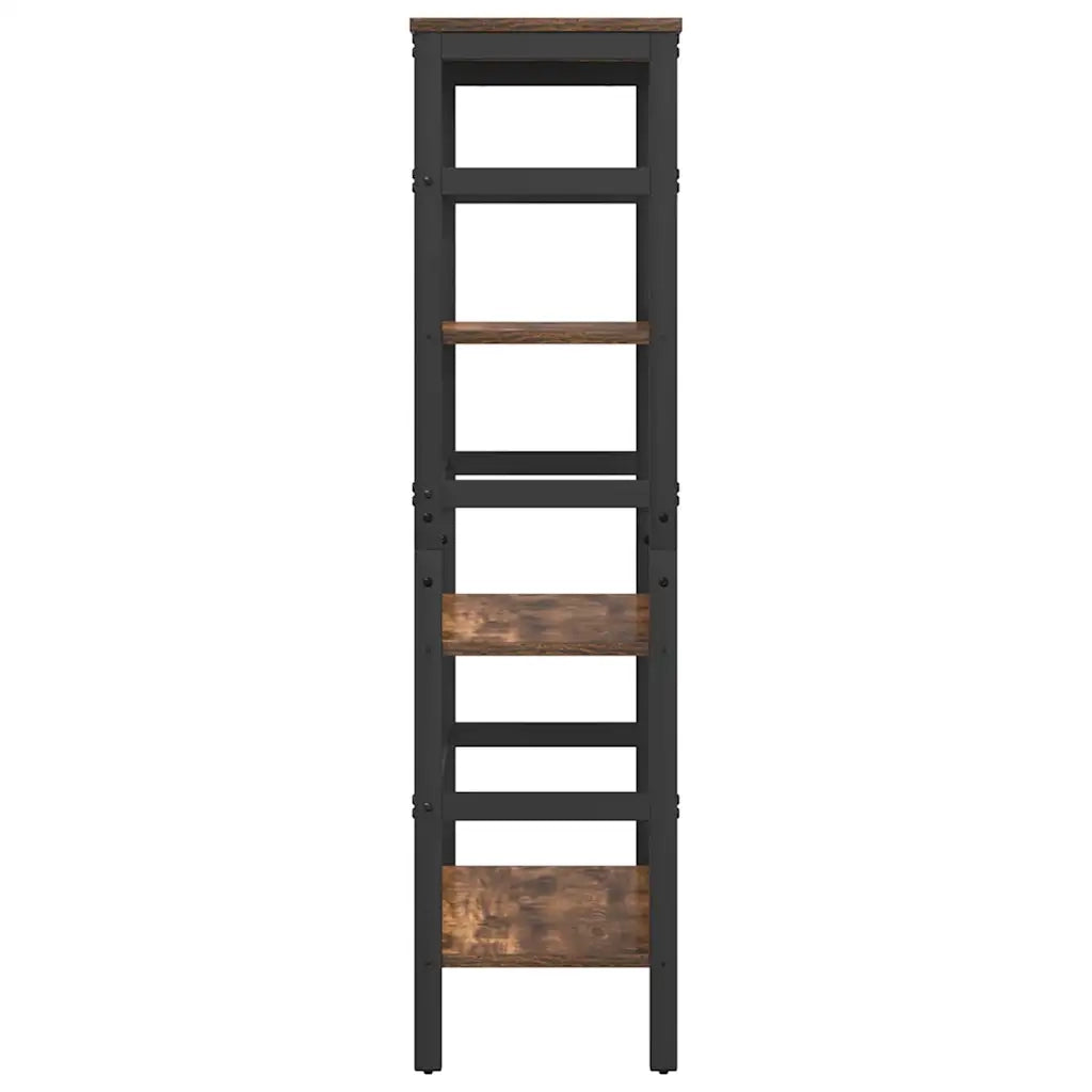 Libreria Rovere fumé 60 x 29,5 x 115 cm Legno multistrato 883924