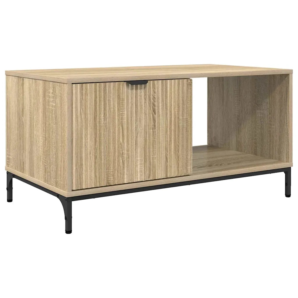 Tavolino da salotto con cassetto Rovere Sonoma 90 x 49 x 46 cm