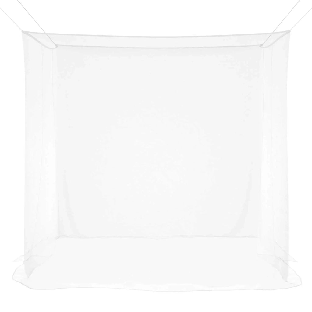 Zanzariera per letto 156 maglia 3 pcs Bianco Poliestere 42033559