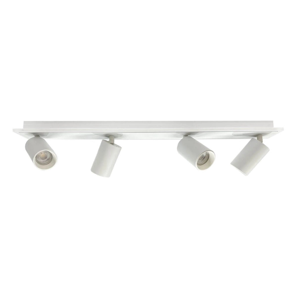 Plafoniera Parma bianca/oro 4xGU10 LED Light Prestige