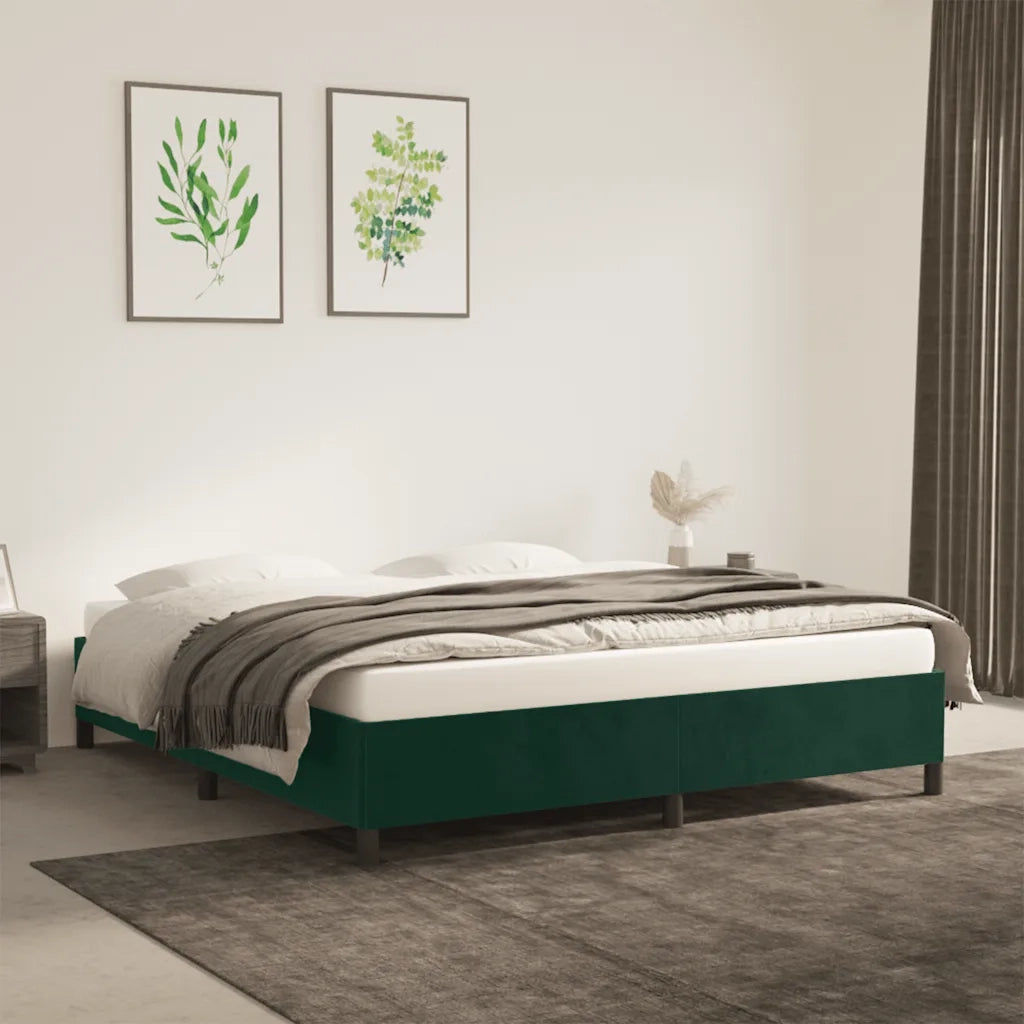 Giroletto Verde Scuro 160x200 cm in Velluto cod mxl 60434