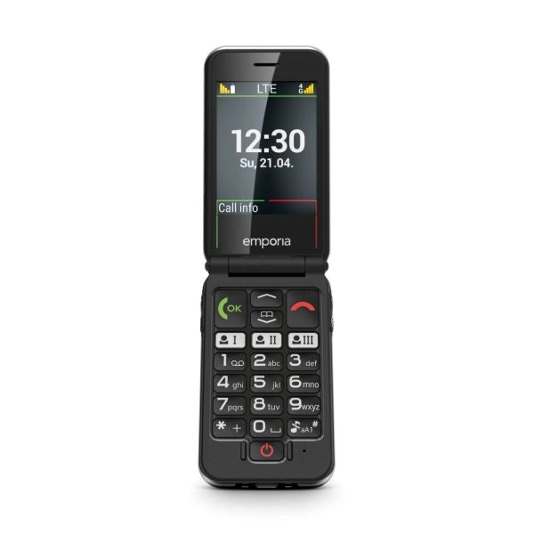 Emporia emporiajoy-lte 7,11 cm (2.8") 115 g nero telefono per anziani - V228I_LTE_001