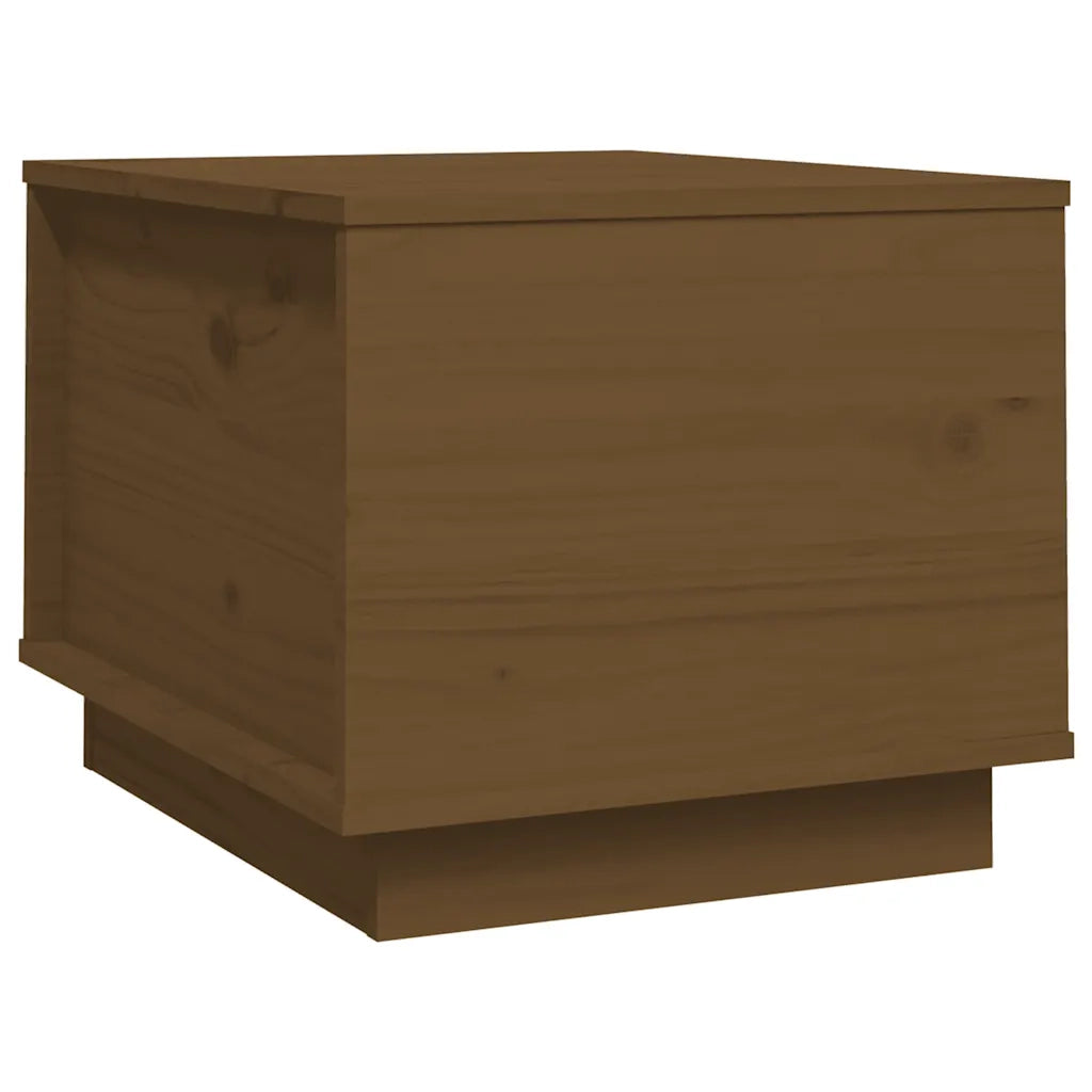 Tavolino da Salotto-Tavolino da soggiorno-Tavolo ambra 40x50x35 cm Legno Massello di Pino