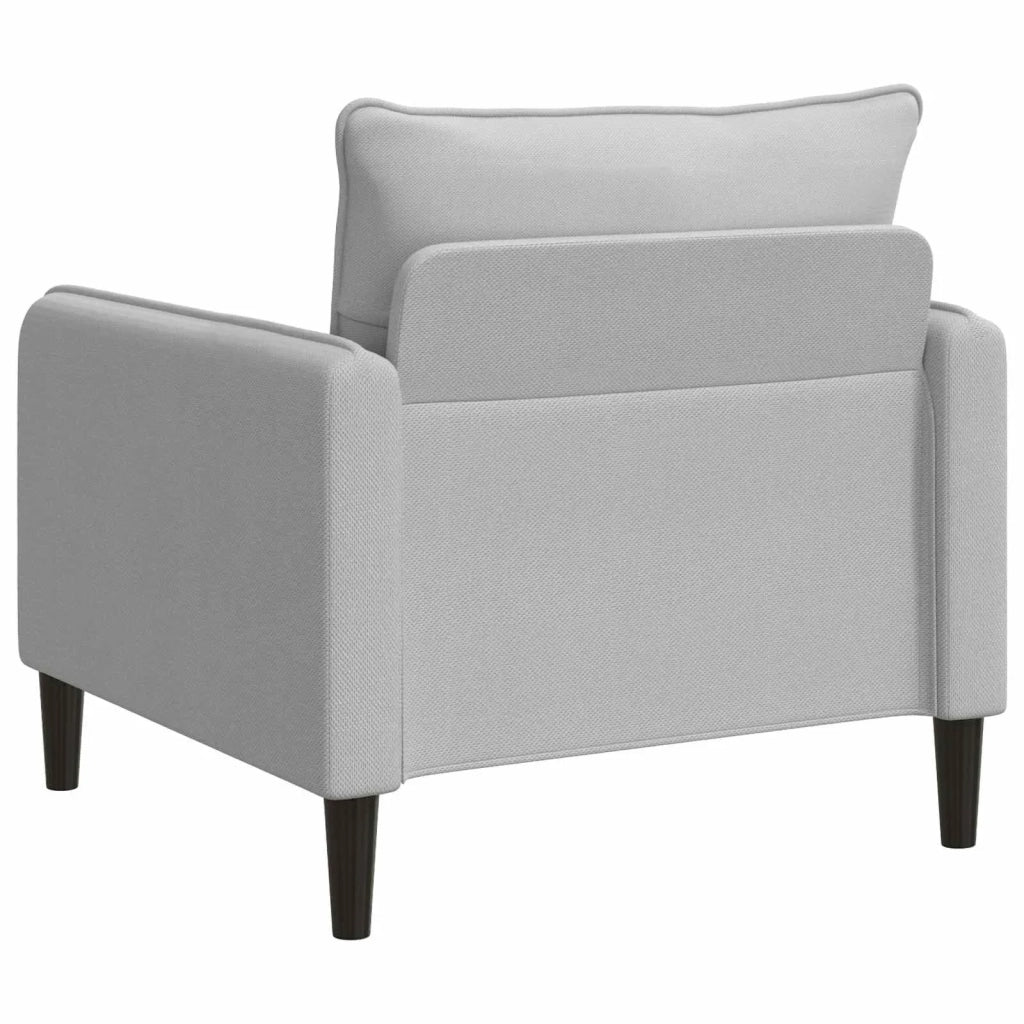 Poltrona XL Grigio Chiaro Velluto 42043546