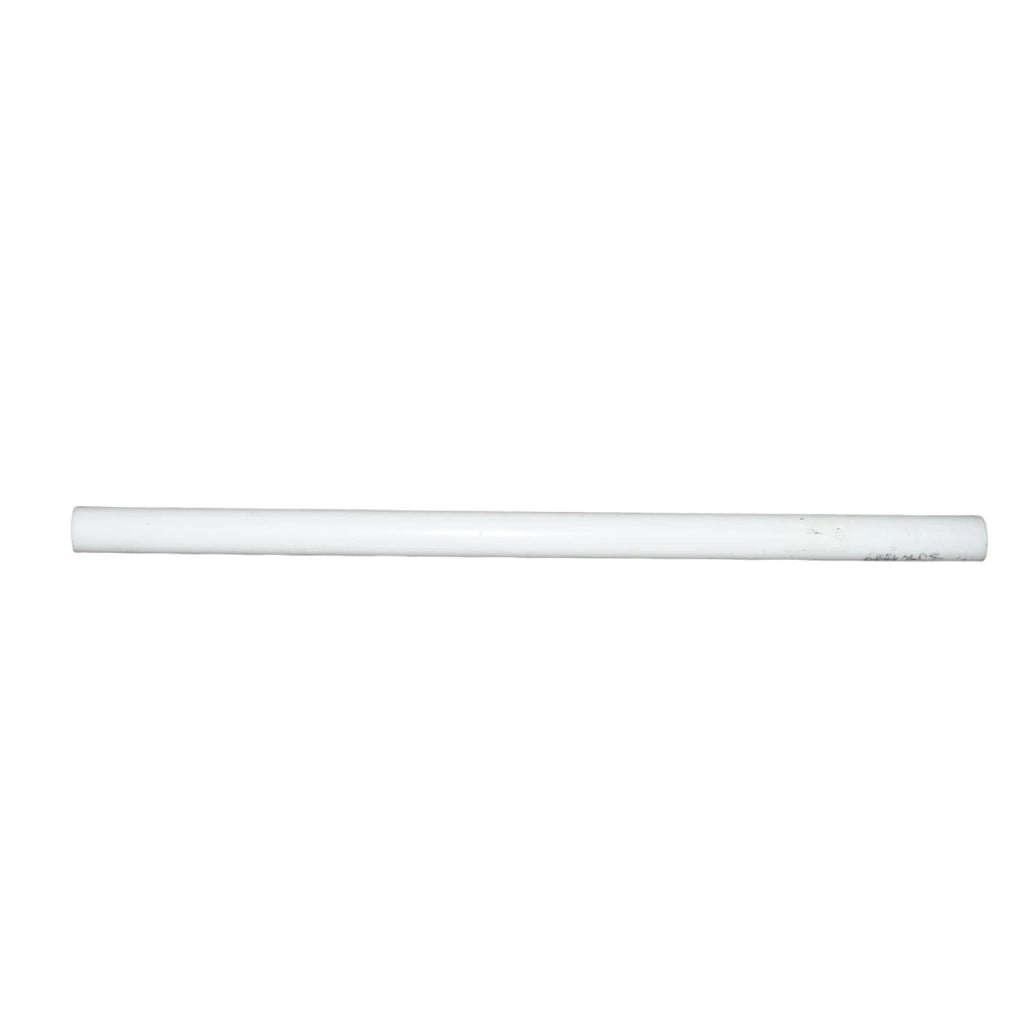 Barra di teflon PTFE, politetrafluoroetilene bianca 1000x50mm 4.51 Kg.