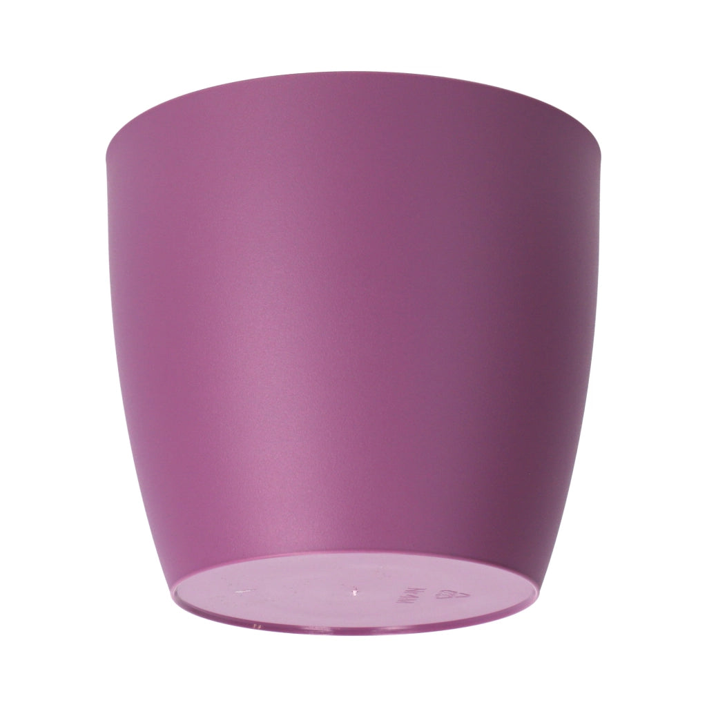 Coprivaso KADAX con sottovaso, colore viola, per soggiorno, 12 cm.