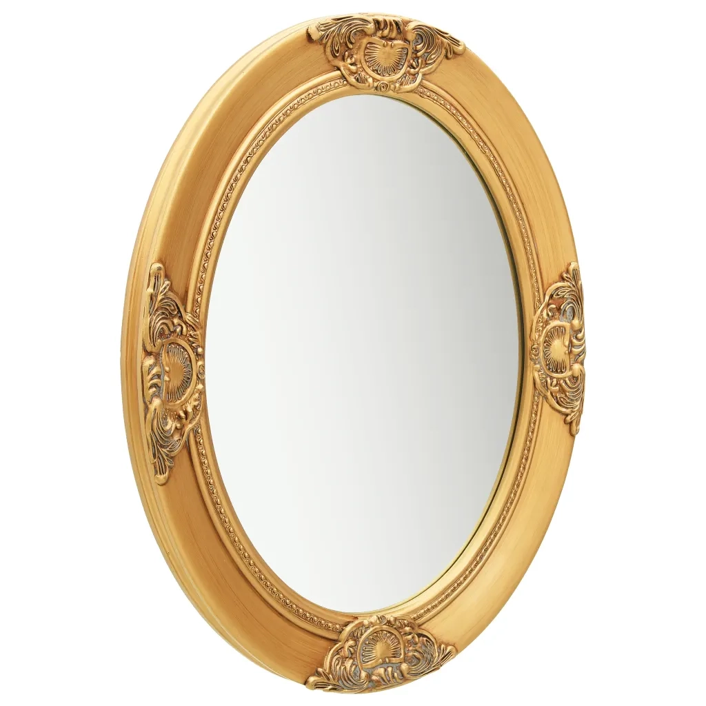 Specchio da Parete | Specchio decorativo Stile Barocco 50x60 cm Oro