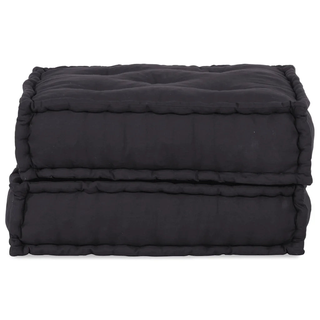 vidaXL Pouf Modulare Antracite 70x70x36 in Tessuto