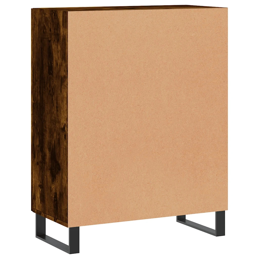 Credenza-Buffet-Armadio da cucina Rovere Fumo 69,5x34x90 cm in Legno Multistrato 643001