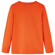 Maglietta da Bambino Maniche Lunghe Arancione 92 12704
