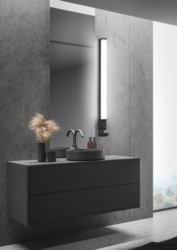 Applique da Interno a LED in Plastica Nero Opaco