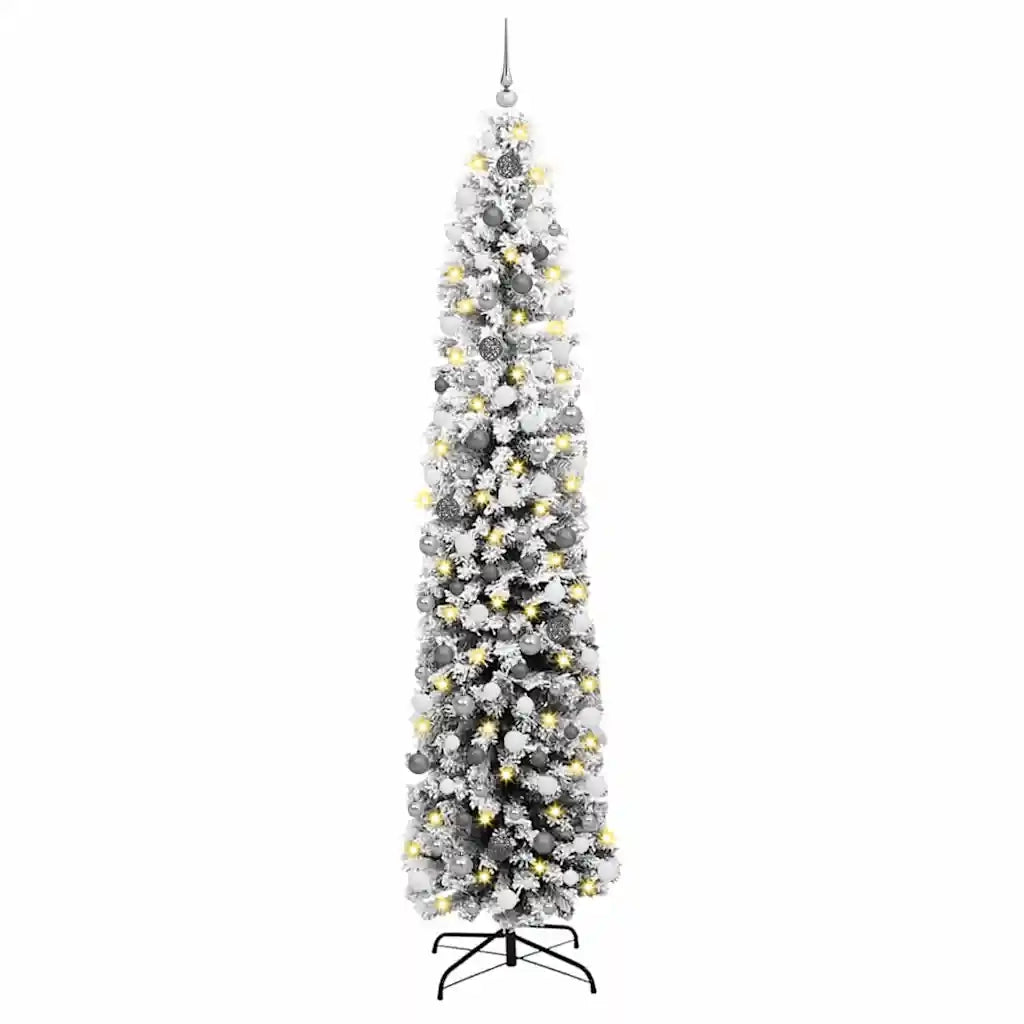 Albero di Natale artificiale con 300 LED Verde 240 cm 3395043