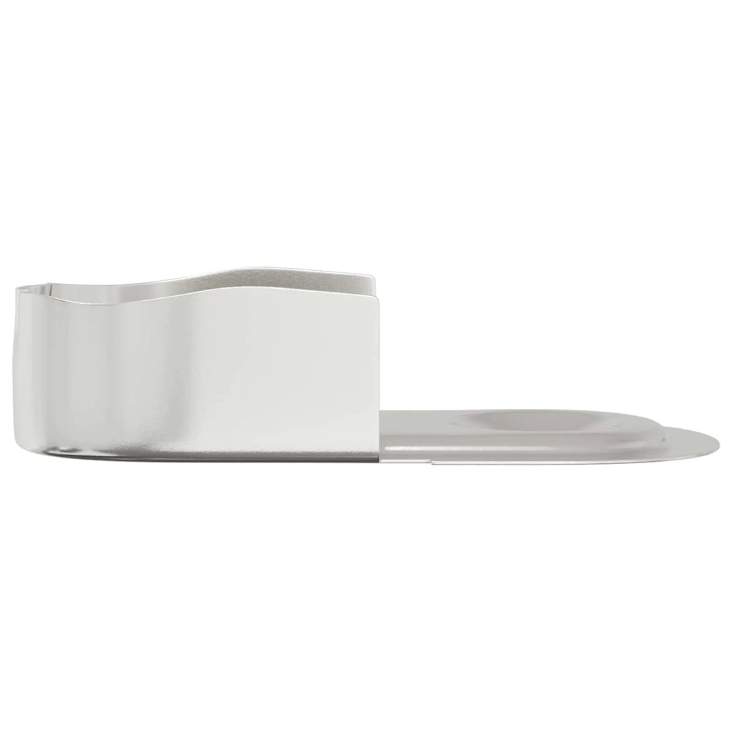 Braccio per asta dell'armadio 12 pz Zinco Bianco Ferro CFW2789990