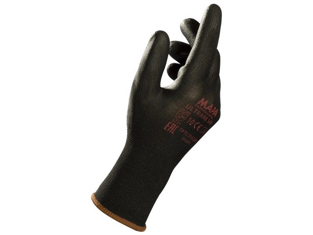 12paia guanti in poliuretano ultrane 548 col. nero tg. 7 cod:ferx.vit30910