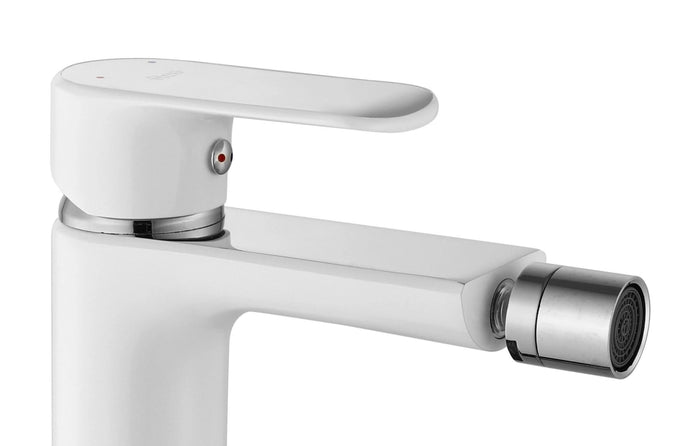 Rubinetto Da Bidet Rea Bloom White Chrom
