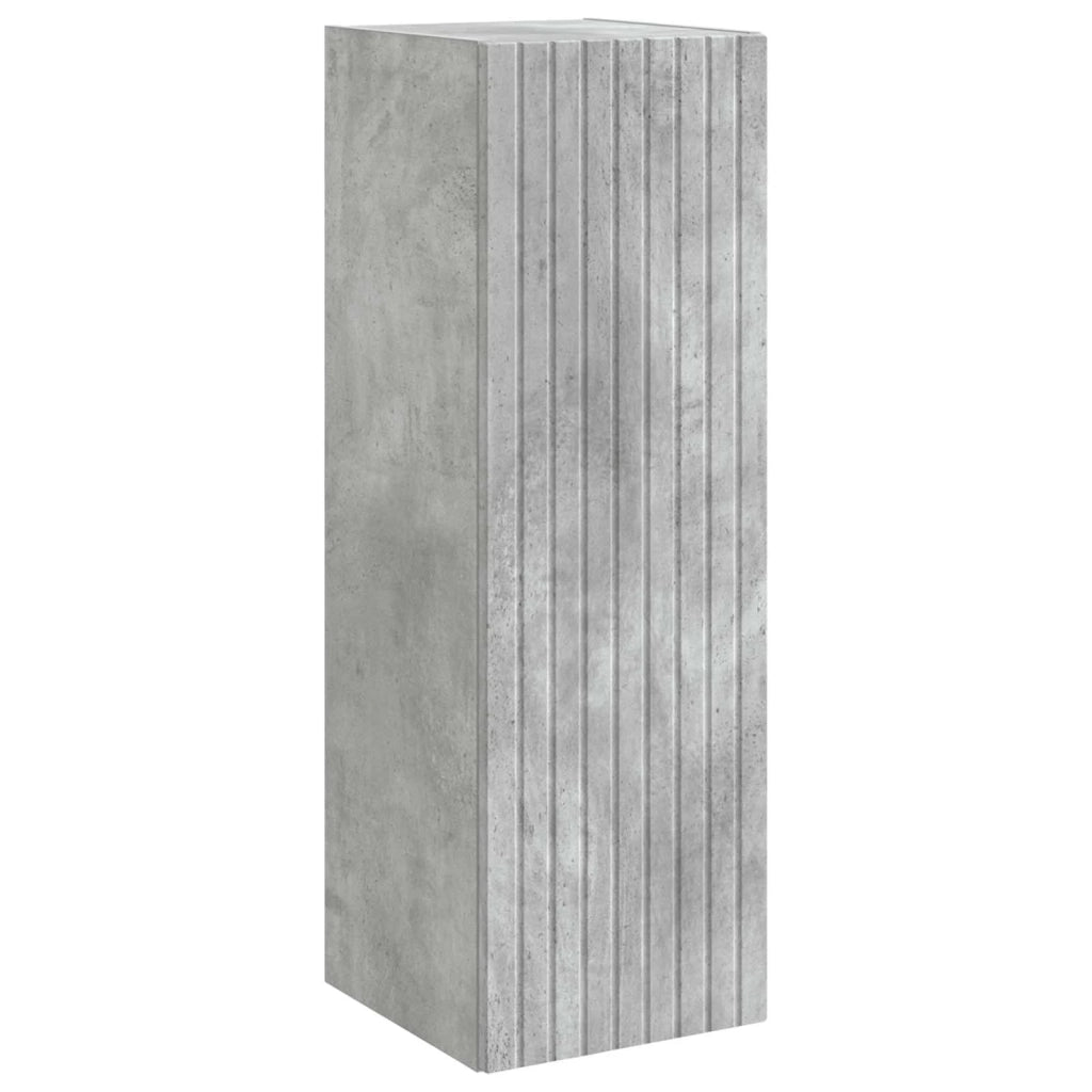 Mobiletto da Bagno a Muro Grigio Cemento 33 x 34,5 x 60 cm 890665