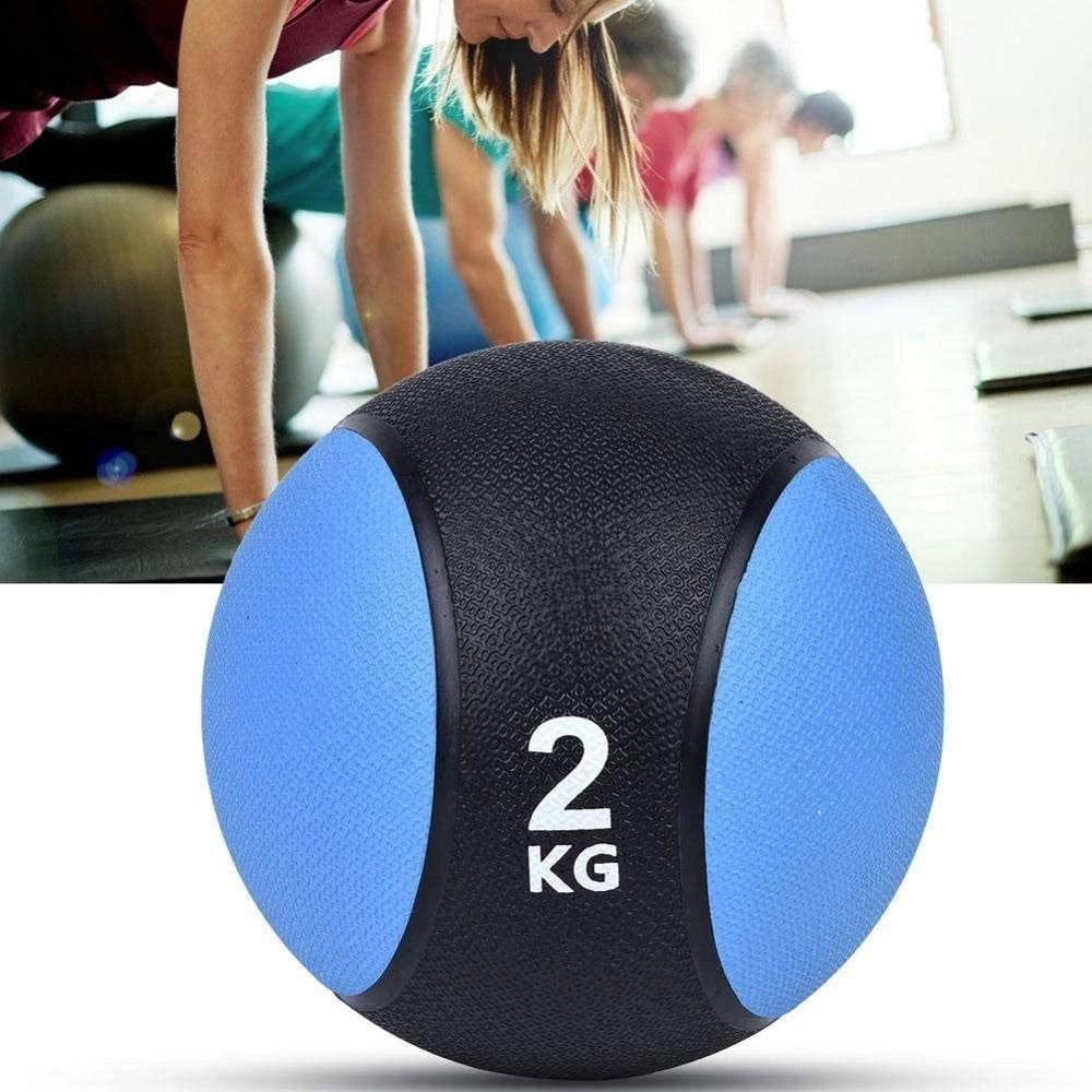 Trade Shop - Palla Medica Ponderata Da 2 Kg Per Sport Fitness Allenamento Esercizio Fisico -
