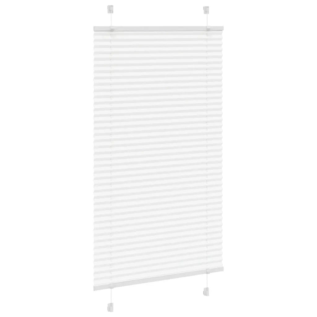 Tenda Plissettata Bianca 75x150 cm Larghezza Tessuto 74,4 cm 4015495