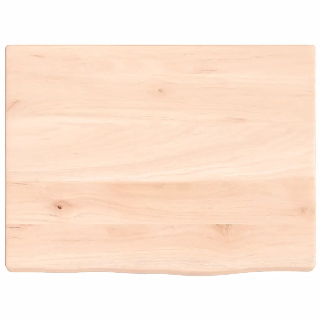 Ripiano a Parete 40x30x2 cm Legno Massello Rovere Non Trattato 363506