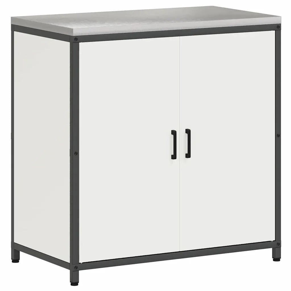 Set di Stoccaggio per Cucina con lo scaffale 2 pcs Bianco