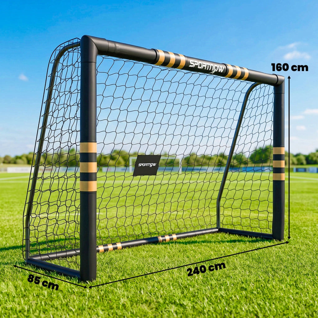 Porta da Calcio Portatile 240x160 cm con Imbottitura in Schiuma EPE