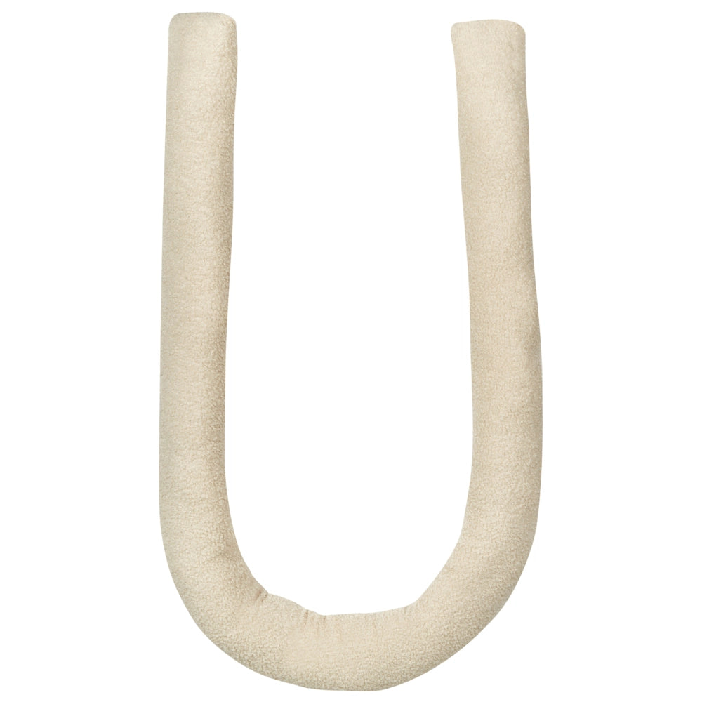 Set di 2 cuscini moderni in tessuto peluche beige 172 x 14 cm accessori decorazioni divano