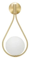 Lampada Da Muro Glamy Drop Cm 24X20X52