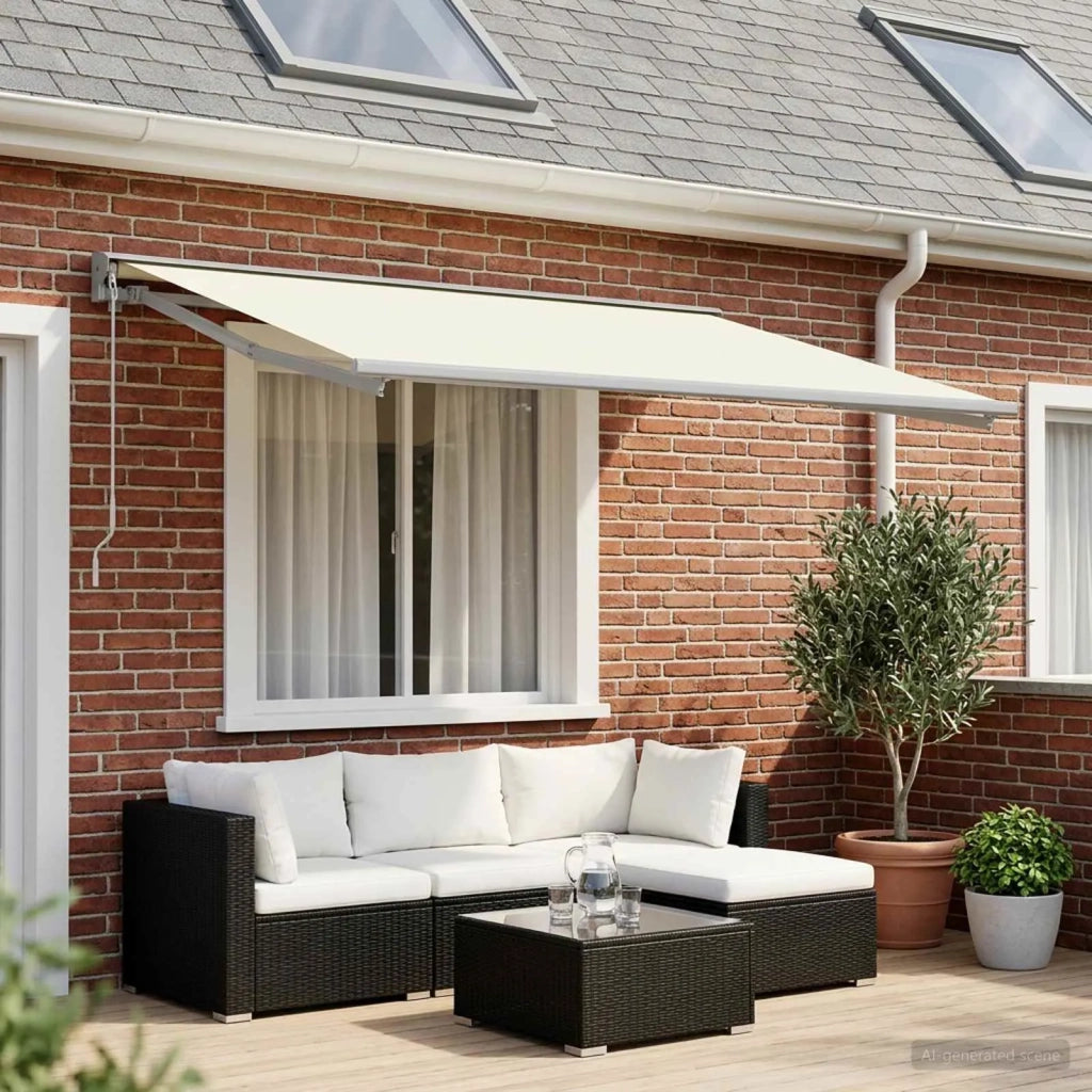 Telo di ricambio per tenda da sole Crema 600 × 350 cm 3444204