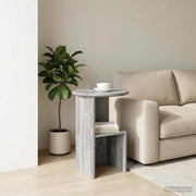 Tavolo laterale Grigio Sonoma Ø 39,5 x 55 cm 8001043