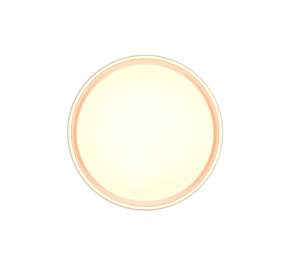 Plafoniera LED, plastica, bianco opaco, 40x7,5x40 cm, Felis