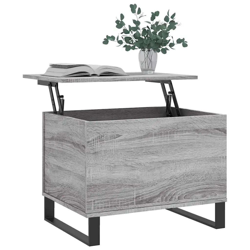 Tavolino Salotto Grigio Sonoma 60x44,5x45 cm Legno Multistratocod mxl 102773