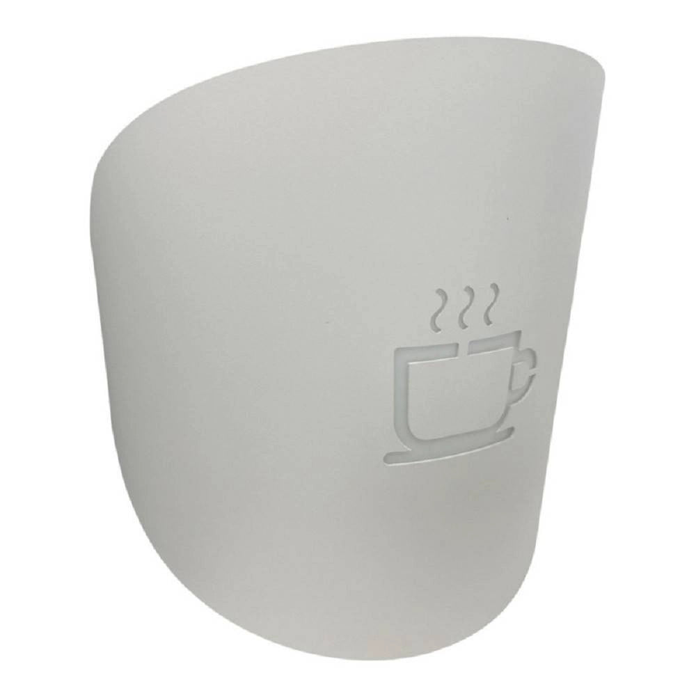 Trade Shop - Applique A Parete Con Raffigurazione Tazza Del Caffè Lampada Attacco G9 Ip20 Aq45 - Bianco