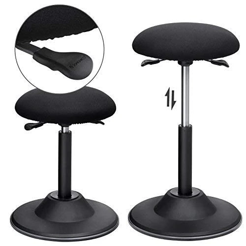Sgabello ergonomico seduta da lavoro girevole a 360° sgabello sit-stand altezza regolabile 50-70 cm con cuscinetto antiscivolo 12_0000970