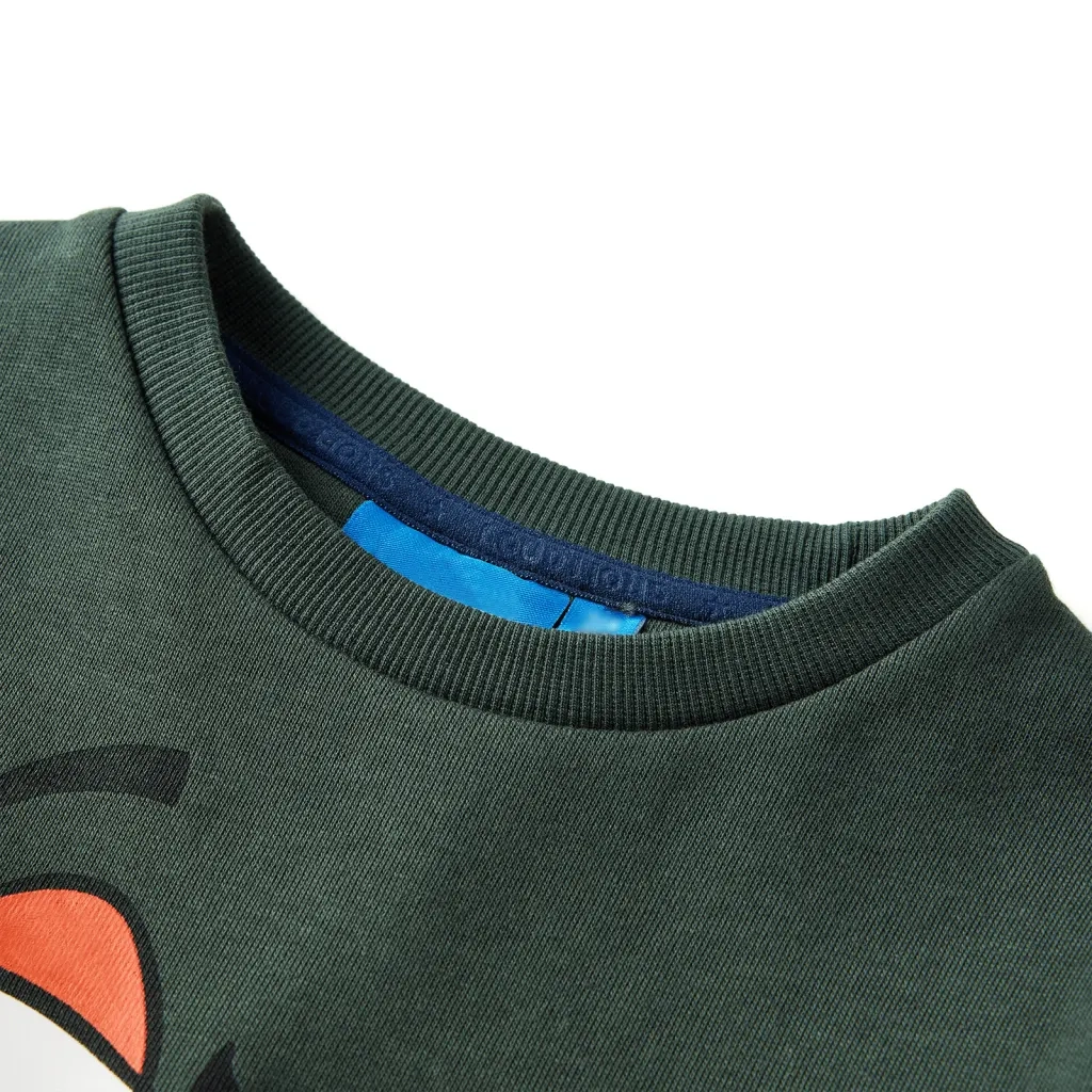 Felpa per Bambini Verde Scuro 92 13374