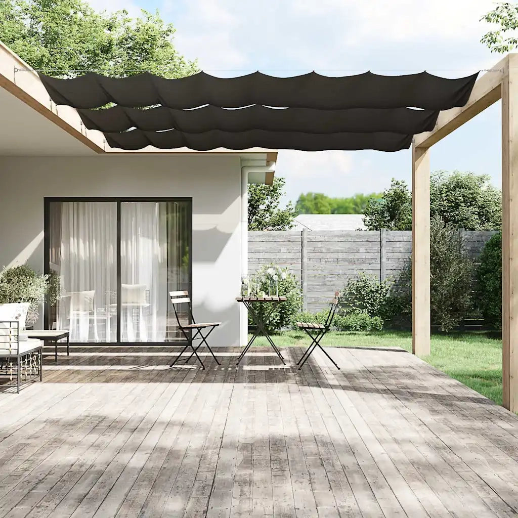 Paravento Verticale Antracite 100x1000 cm in Tessuto Oxford 148211