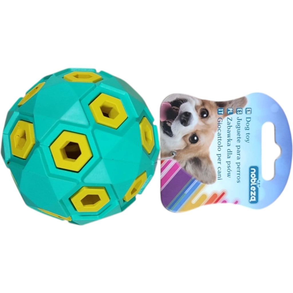 GIOCO PER CANE PALLINA IN GOMMA CAVITA'A STELLE